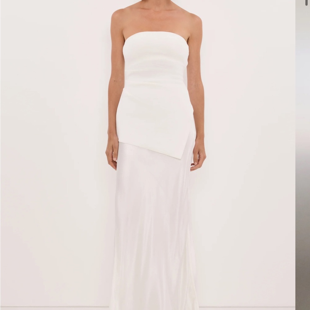NWOT DISSH Luke Off White Longline Bandeau Top